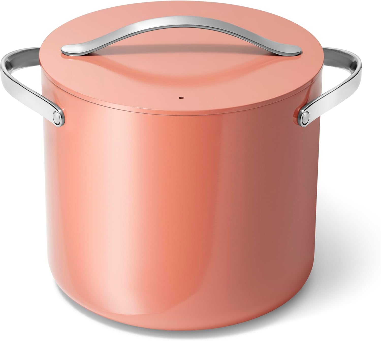 Caraway Stock Pot - 12 Qt Ceramic Coated Pot With Lid - Fee From Large Pot for Bigger Batches